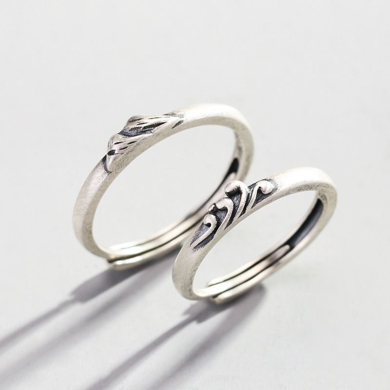 S925純銀山盟海誓戒指(Ring With Mountain Pleadge)